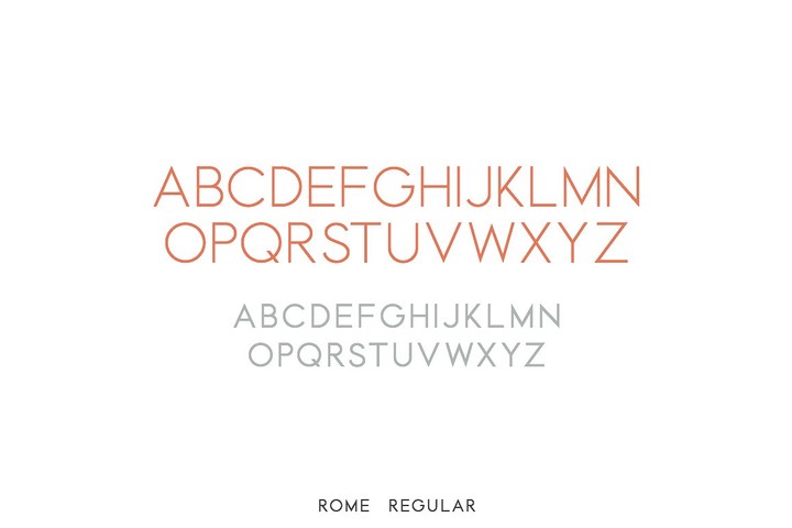 Promes Font Rome Rome: pobierz czcionkę i zainstaluj ją na stronie internetowej i ...