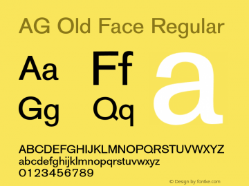 AG Old Face