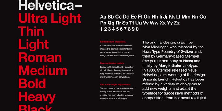 Helvetica Inserat