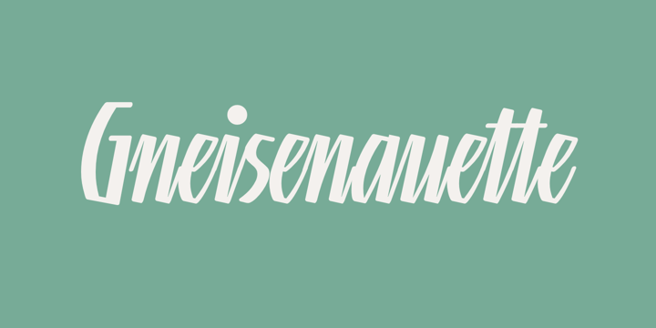 Linotype Gneisenauette
