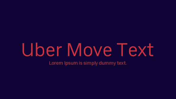 Uber Move Text BNG