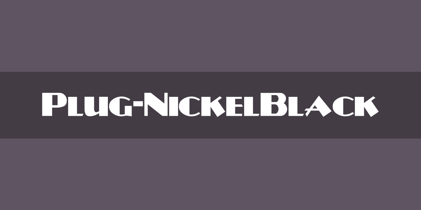 Plug-NickelBlack