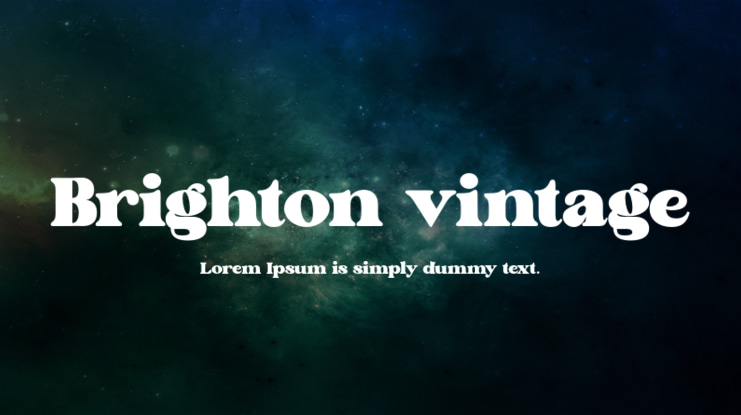 Brighton vintage