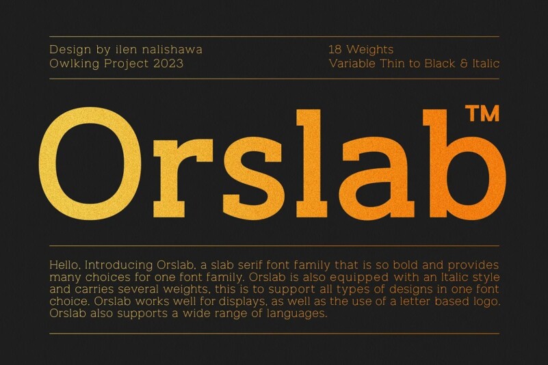 Orslab