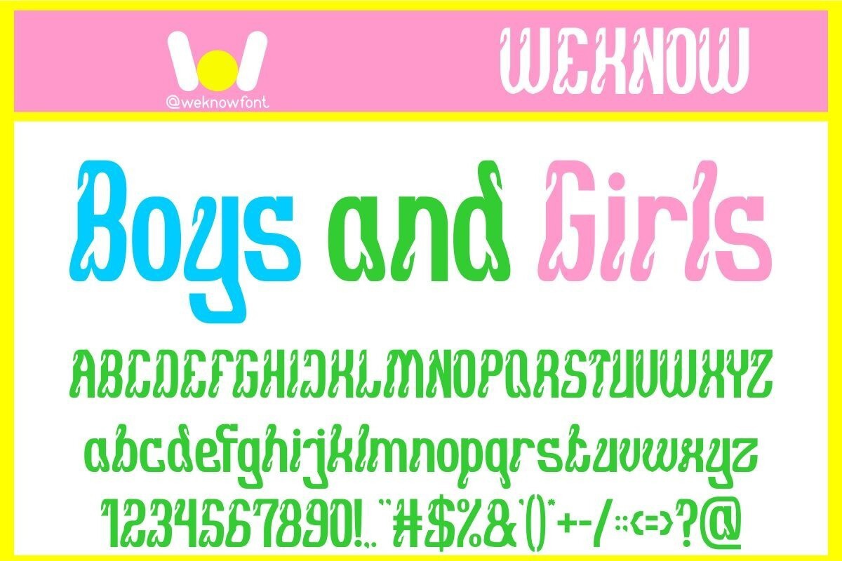 Boys and Girls